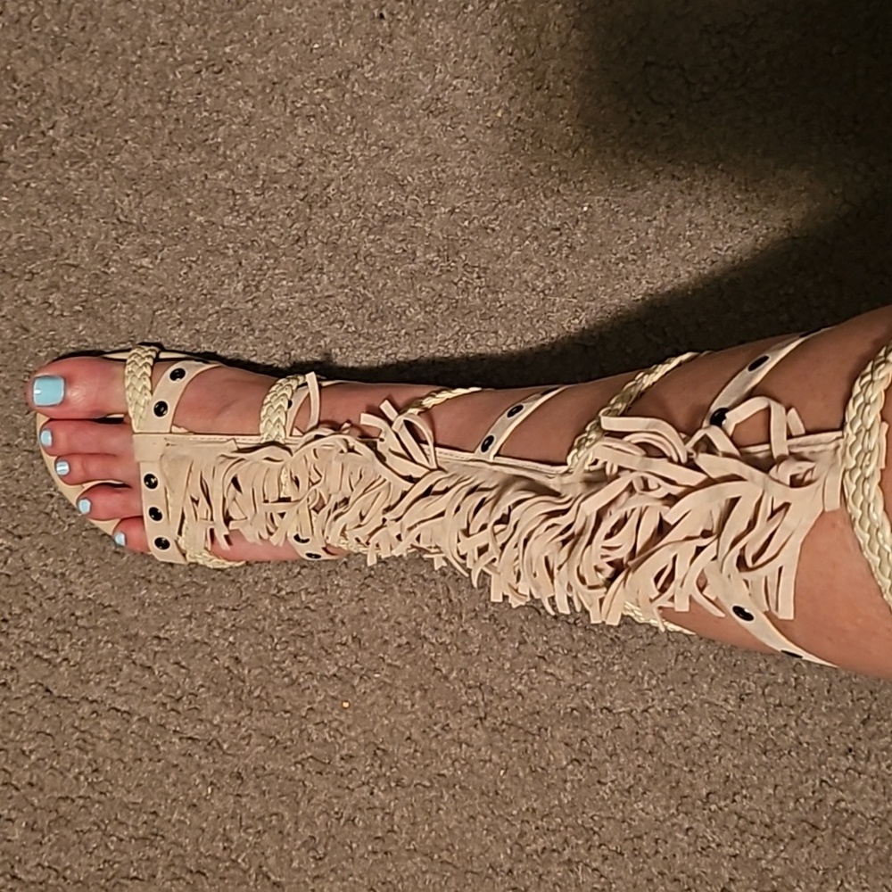 Tall Gladiator Sandals - Picture 2 of 3